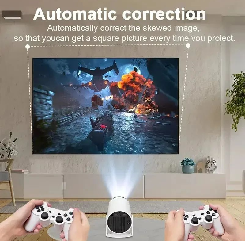 Game Projector 2 en 1: ¡Cine + Consola Listo para Usar!