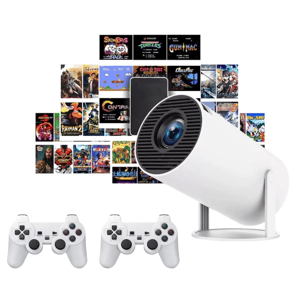 Game Projector 2 en 1: ¡Cine + Consola Listo para Usar!