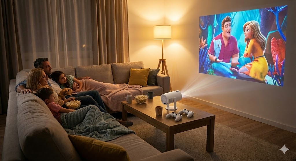 Game Projector 2 en 1: ¡Cine + Consola Listo para Usar!